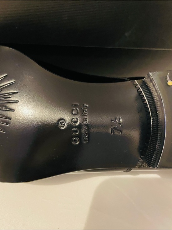 Gucci Black Patent Leather Lace-Up Oxfords main image 7
